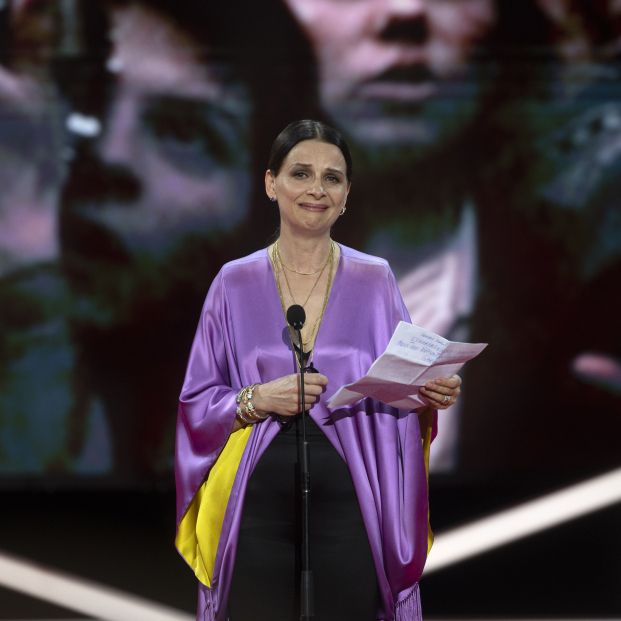 Juliette Binoche recoge el primer Premio Donostia Hacerse mayor también es bello. Foto: Europa Press