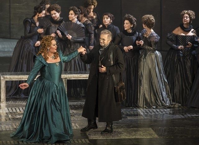 Plácido Domingo en el 'Don Carlo' de Giuseppe Verdi en el Palau de Les Arts en 2017