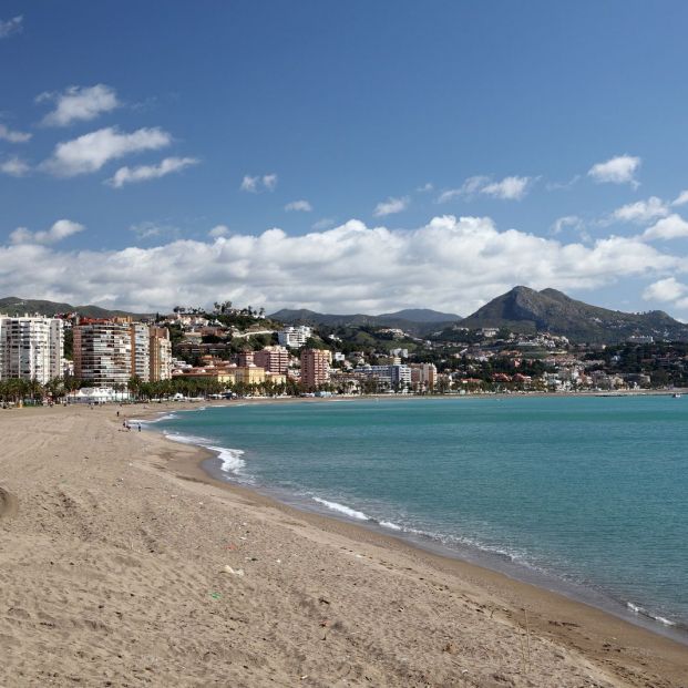 Playa de la Caleta en Málaga