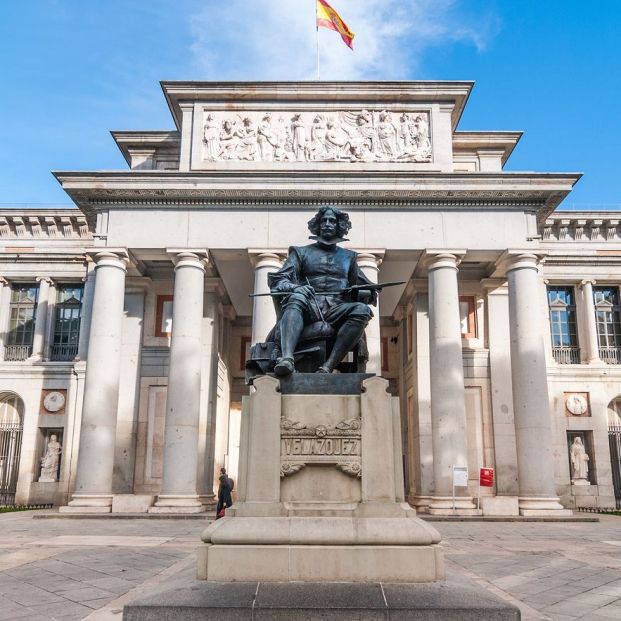 Museo del Prado de Madrid. Monumento a Velázquez