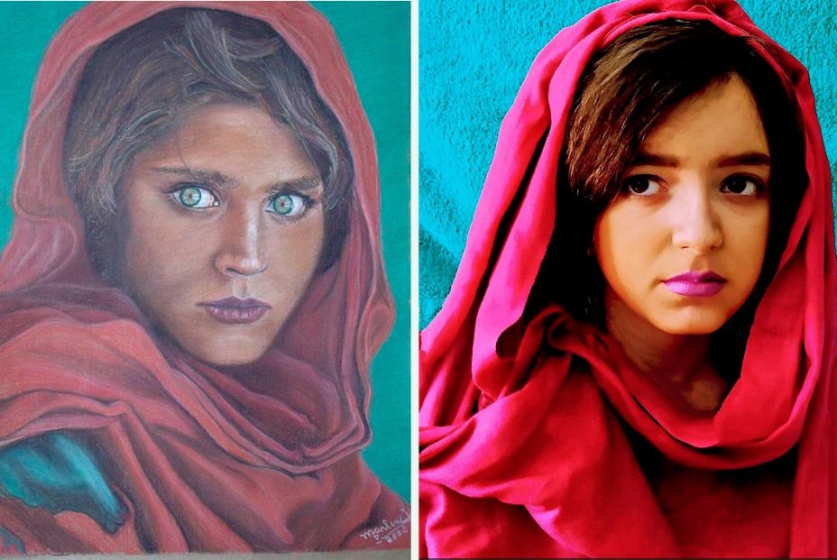 'Niña afgana perdida', de M. Marlene (Omayra Carreño)