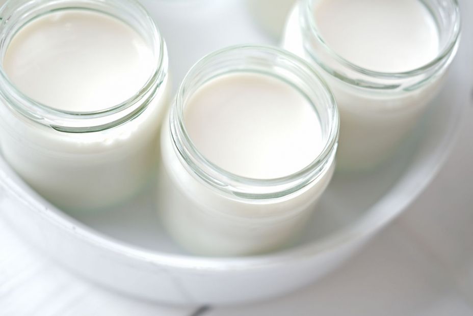 bigstock Homemade Organic Yogurt In Gla 361431112