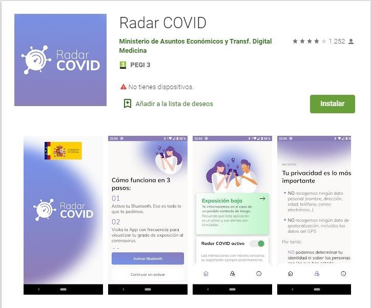 App Radar Covid