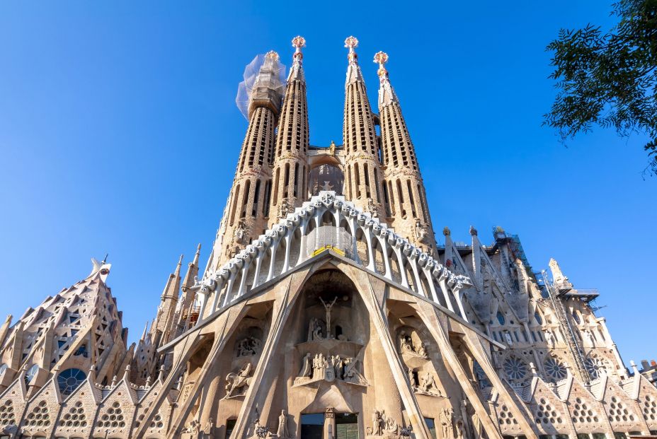Estos son los monumentos más visitados de España: Sagrada Familia Foto: Bigstock 