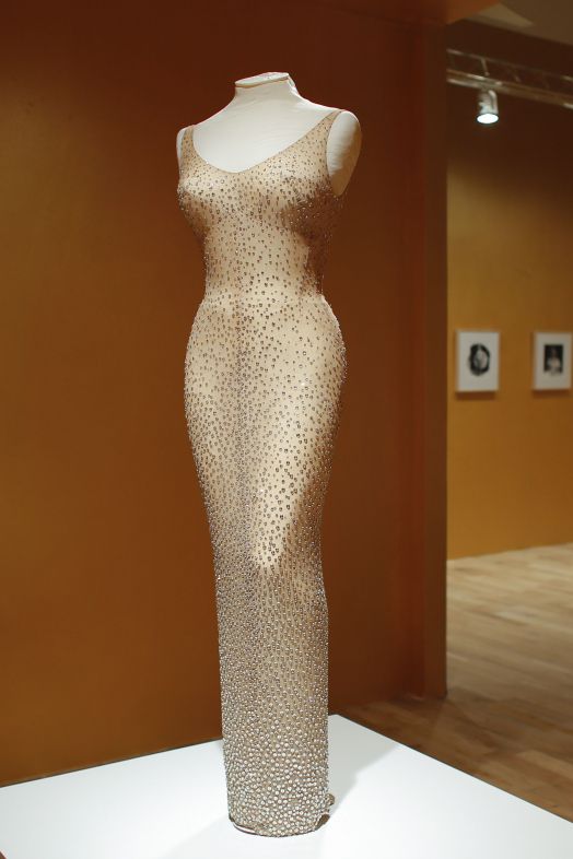 El vestido que Marilyn Monroe llevó cosido a su cuerpo