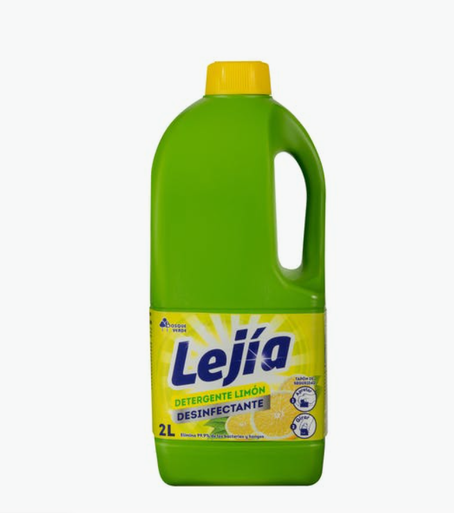 Lejía con desinfectante limón Mercadona