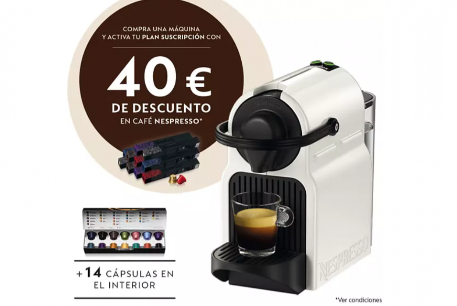 Cafetera Nespresso MediaMarkt