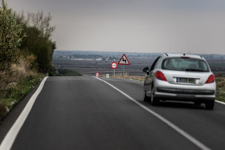 el 78 % de los accidentes mortales se produce precisamente en carreteras secundarias Foto Europa Press