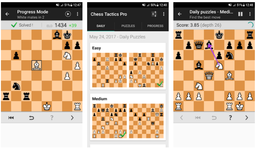 app problemas de ajedrez