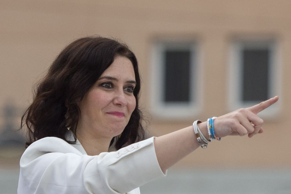 Presidenta comunidad madrid candidata reeleccion isabel diaz ayuso acto