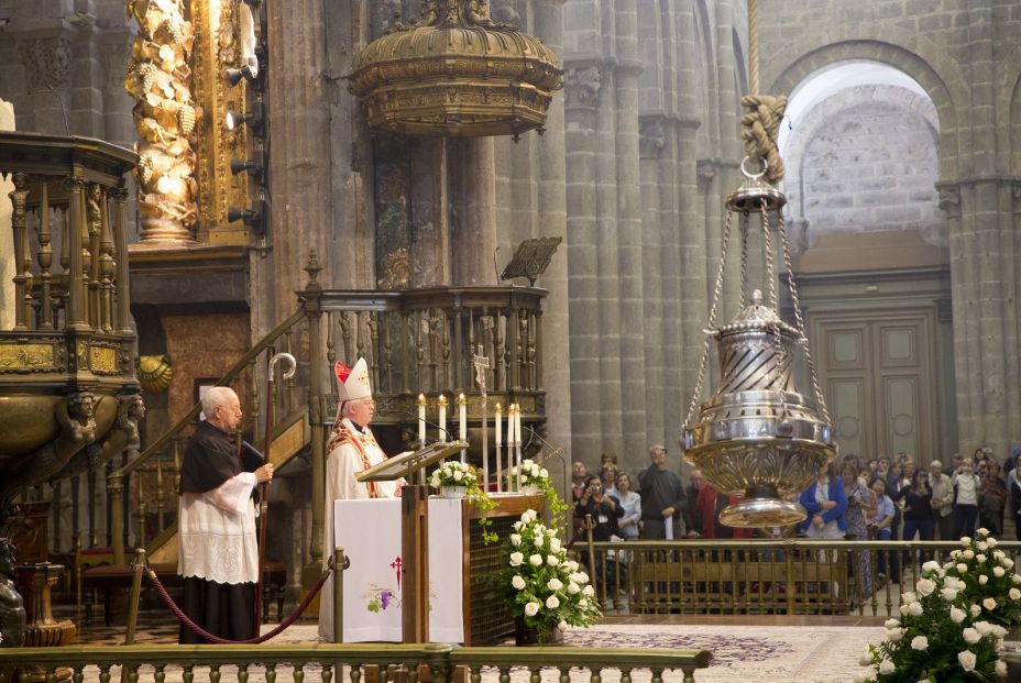 botafumeiro de la catedral de Santiago de Compostela