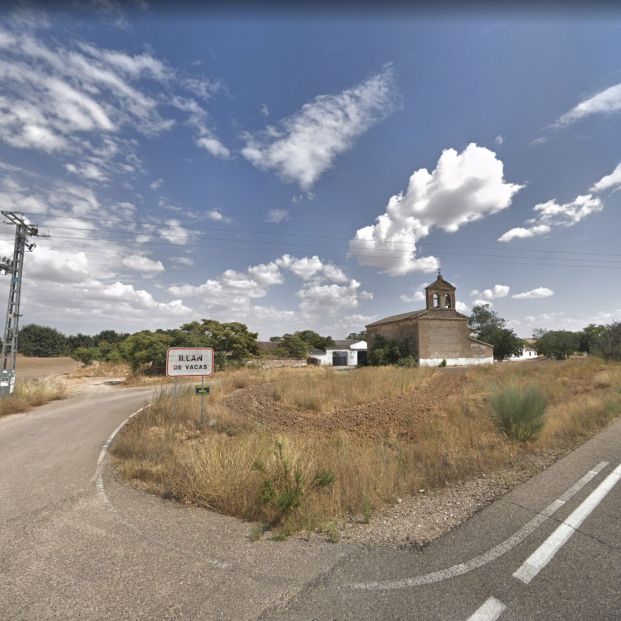 Illán de Vacas es el pueblo con menos habitantes de España. Foto: Google Maps