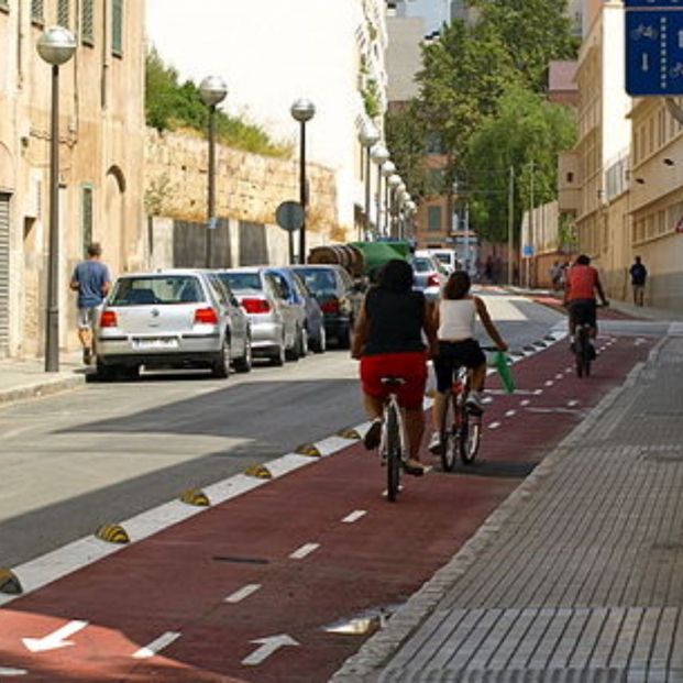 Carril bici en Palma (Creative commons)