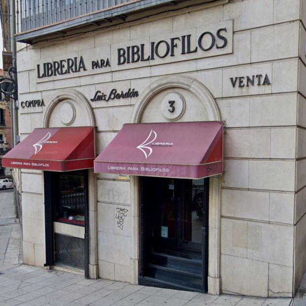 La librería Luis Bardón, en Madrid, fue fundada en 1947 (Foto: Google Maps)