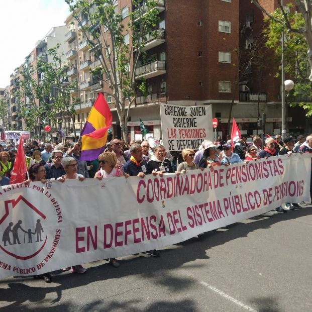 Los pensionistas vuelven a manifestarse este sábado en toda España