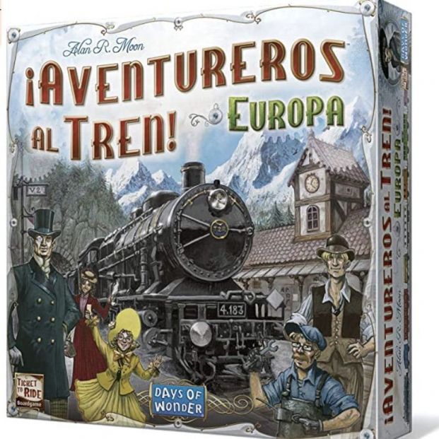¡Aventureros al tren! versión Europa es uno de los juego de mesa favoritos en las casas españolas. Foto: Amazon